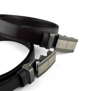 自動扣雙面牛皮帶